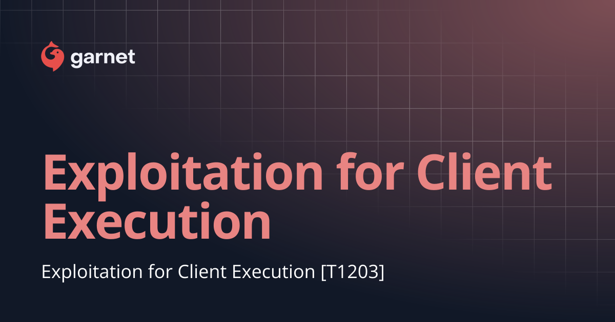 Exploitation for Client Execution | Mitre