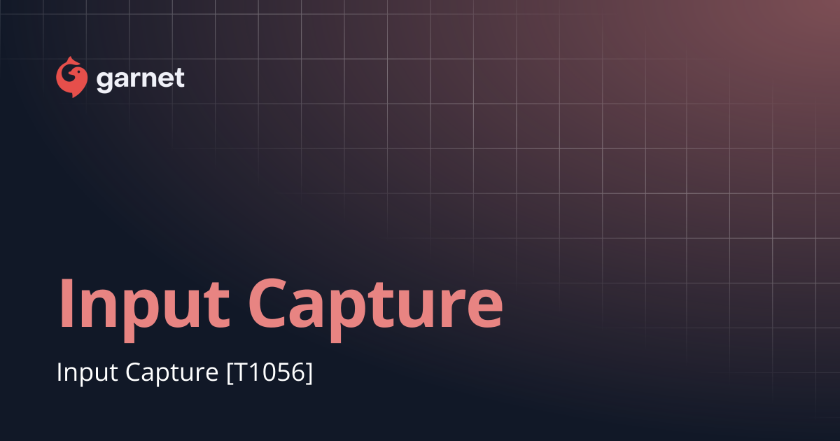 Input Capture | Mitre